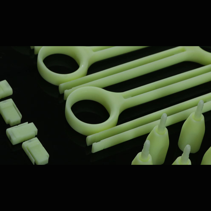 SLA Yellow-Green Resin 3d printing service for custom plastic model